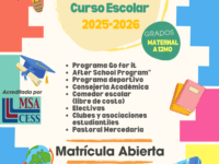 Ofrecimientos para el curso escolar 2025-2026