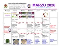 Calendario marzo 2026